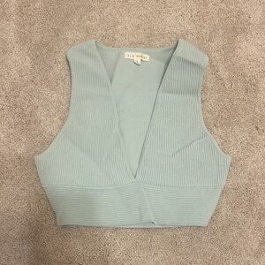 L.A. Hearts Green Stretchy Top